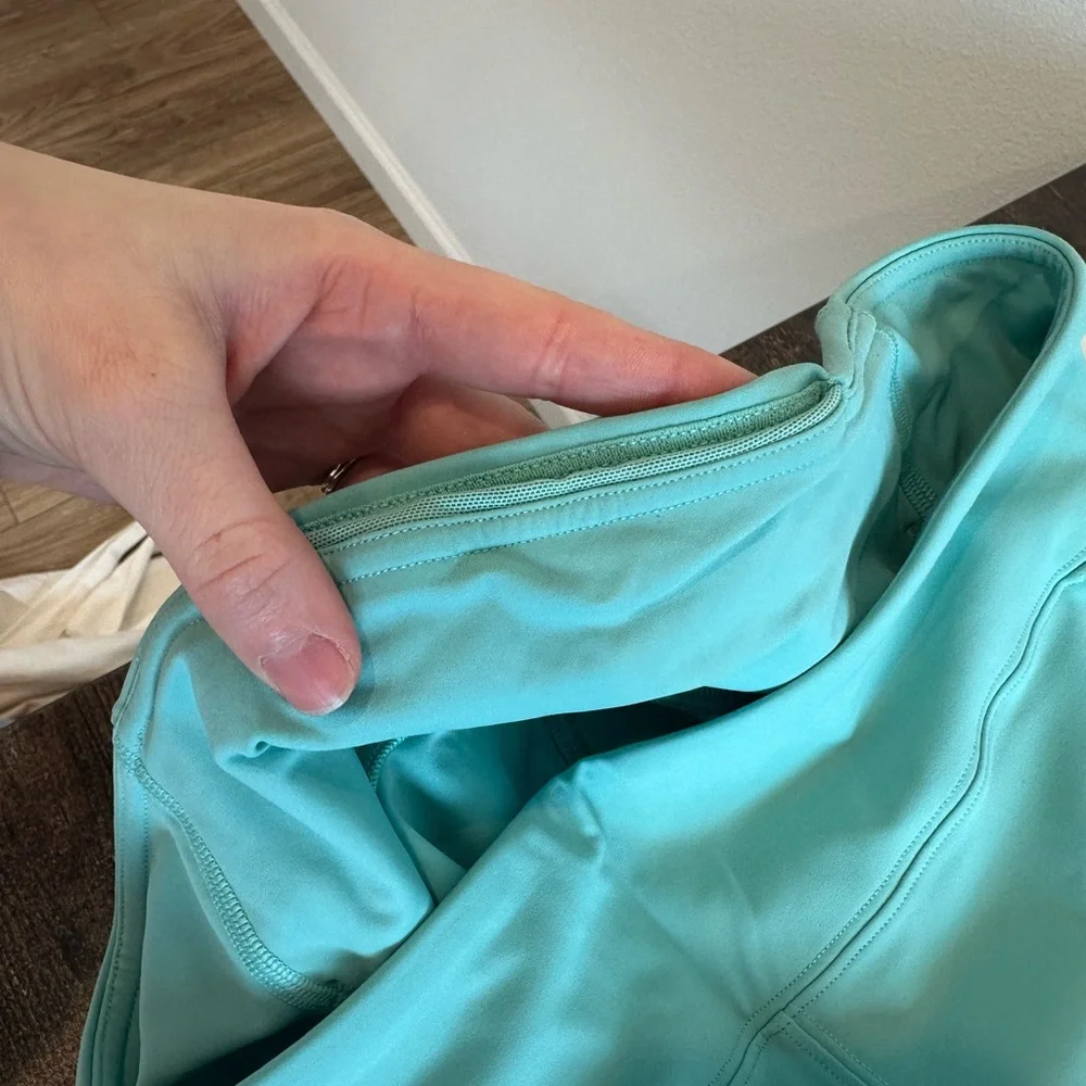lululemon athletica High-Rise Mint Green Bike Shorts